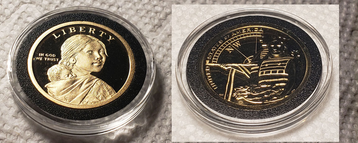 Dearborn's-Sacagawea-Native-American-Small-Golden-Dollar-Collection